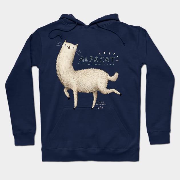 Alpacat Hoodie by Sophie Corrigan